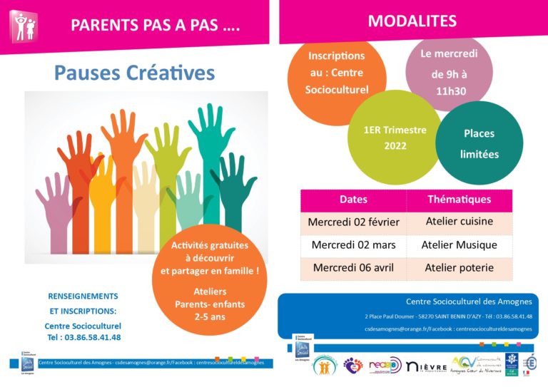 Lire la suite à propos de l’article Pauses Créatives – Programmation 1er trimestre 2022