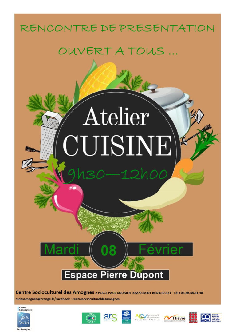 Lire la suite à propos de l’article Ateliers Cuisine