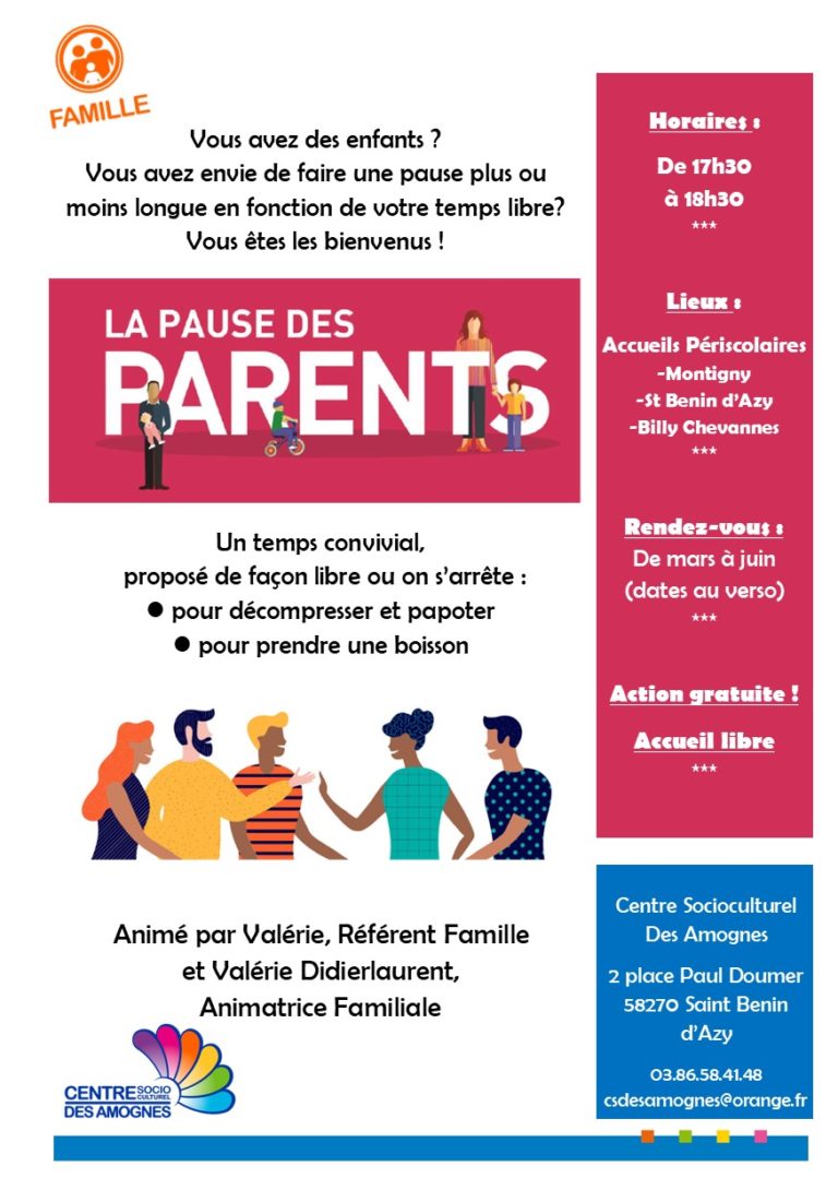 Lire la suite à propos de l’article La pause des parents