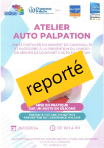 Lire la suite à propos de l’article Atelier gratuit autopalpation – 26 mars 2024