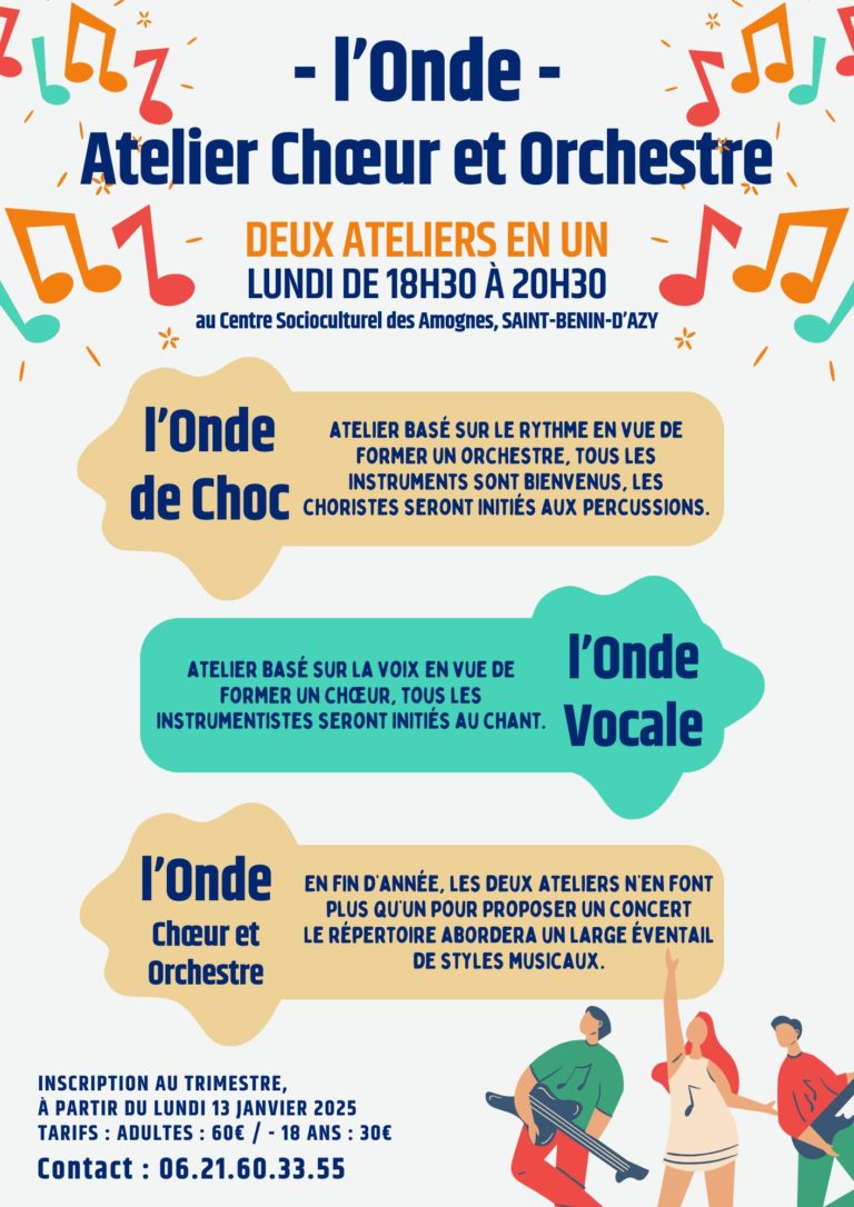 Lire la suite à propos de l’article Atelier Chœur et Orchestre l’Onde