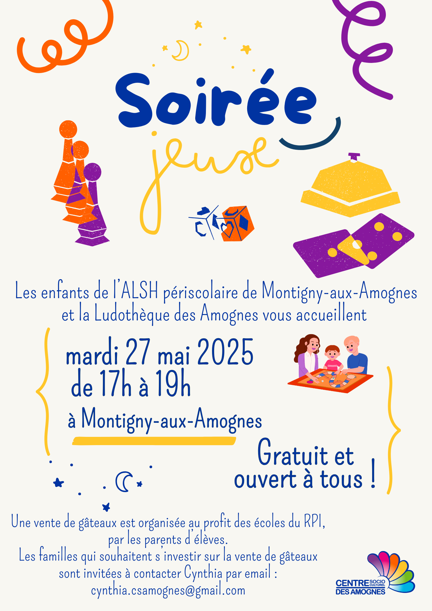 You are currently viewing Soirée Jeux mardi 27 mai 2025 à Montigny-aux-Amognes
